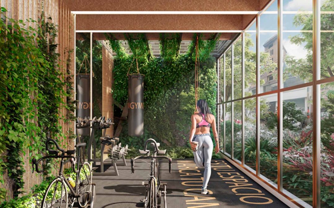 El paisaje en la habitación